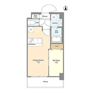 ドゥーエ青砥【2階】の間取り
