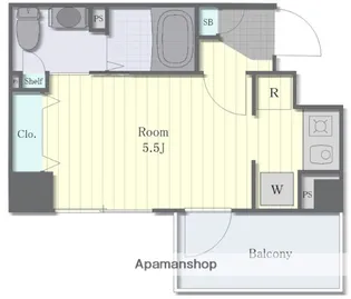 グランカーサ市川国府台【12階】の間取り