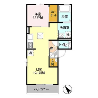 らら・ベイⅢ【1階】の間取り