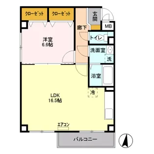 ARAKISS PLAZA【3階】の間取り