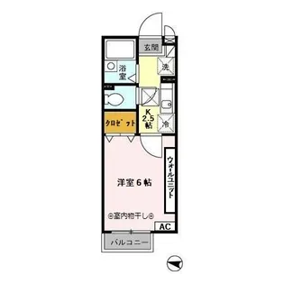 WEST FIVEーS【1階】の間取り