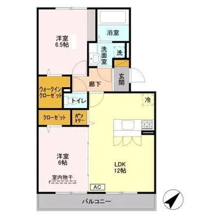 フレア【2階】の間取り