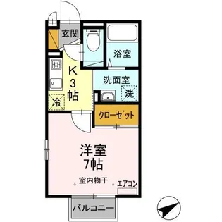 シルフハイム【1階】の間取り