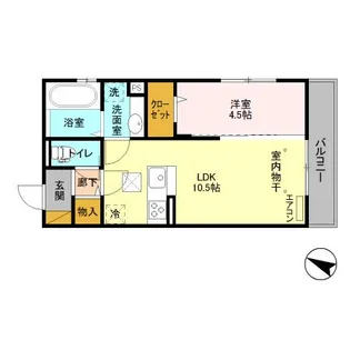 ソラーレ 弐番館【1階】の間取り