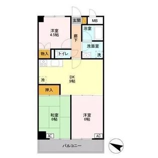 YS習志野台【4階】の間取り