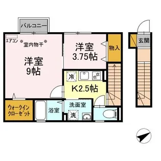 スマートFⅡ【2階】の間取り