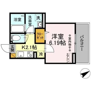 リヴェール船橋【2階】の間取り