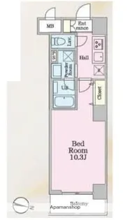 アロー東海神 37番館【4階】の間取り