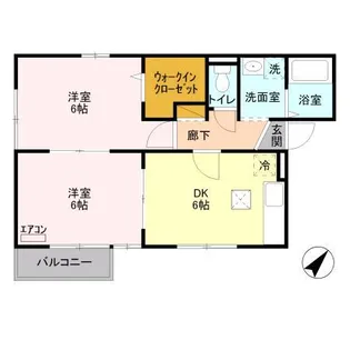 プランドール【1階】の間取り