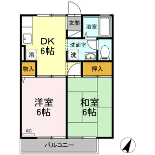 ヴィラ・マウントコースト【1階】の間取り