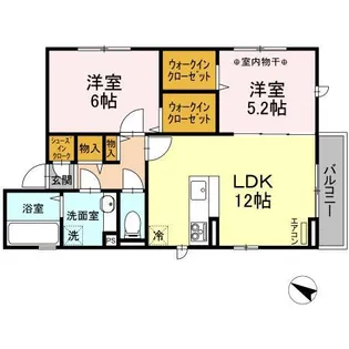 ソラーナⅡ【2階】の間取り