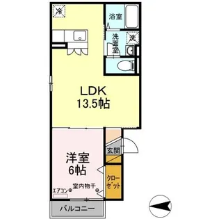 プレミール カメゾン【2階】の間取り