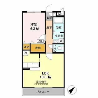 エスペランサ【4階】の間取り