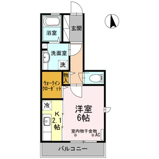 ドムス Y【2階】の間取り