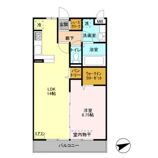 エスペランサ【3階】の間取り
