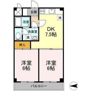 エスポワール Ⅰ【3階】の間取り