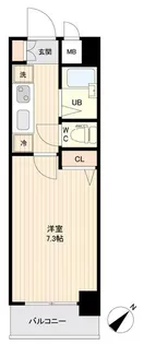 プライムアーバン行徳Ⅰ【0107号室】の間取り