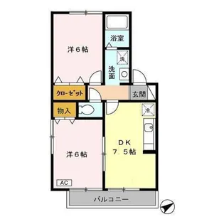 アベニュー【2階】の間取り