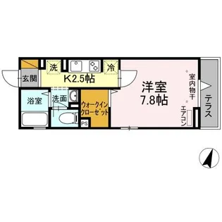 ベルグランディオ【1階】の間取り