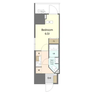 ALIVIS船橋EAST.WEST【4階】の間取り