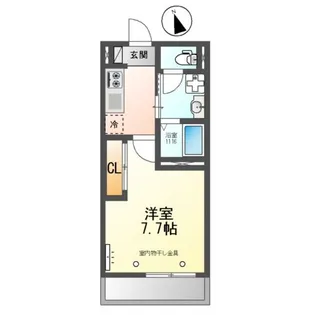 OCEANCOASTTSUDANUMA(オーシャンコーストツダヌ【3階】の間取り