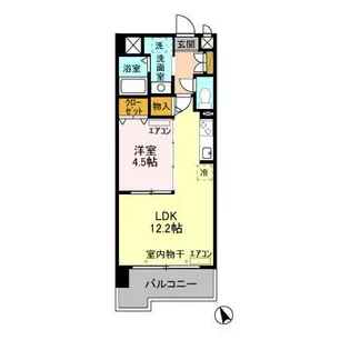 Fガーデン【2階】の間取り