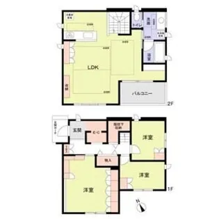 千葉県市川市八幡6丁目【一戸建】の間取り