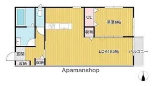 テクノパレス船橋夏見【2階】の間取り