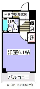 ローズガーデンA81番館【3階】の間取り