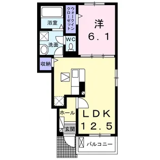 レガリア【1階】の間取り
