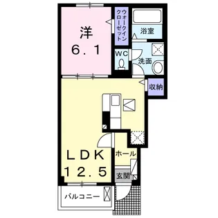 レガリア【1階】の間取り