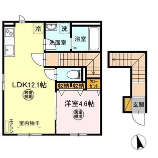 リーセント・メゾンS【2階】の間取り