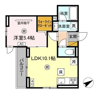 DーLIEN【1階】の間取り