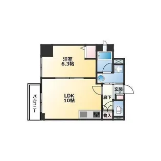 プライムアーバン津田沼【9階】の間取り