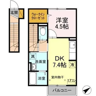 ソーヤエイトクファーム【2階】の間取り