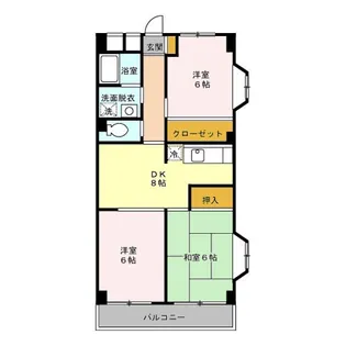 メゾン・リヴィエール【3階】の間取り