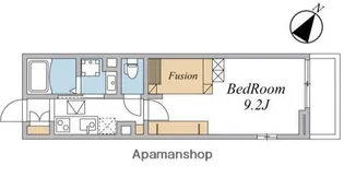 ウィンドテラス大久保Ⅱ【1階】の間取り