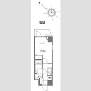 エヌステージ西船橋市川【5階】の間取り