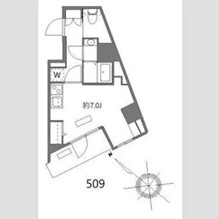 エヌステージ西船橋市川【5階】の間取り