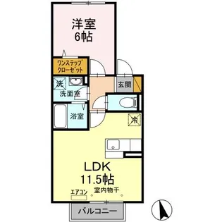 セレーノ西船【2階】の間取り