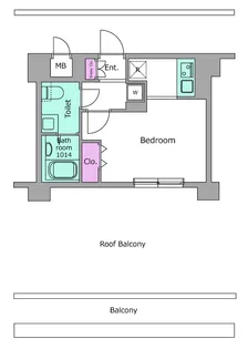 レジディア西船橋【7階】の間取り