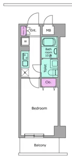 NーSTAGE西船橋Ⅲ【5階】の間取り