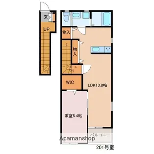 カーム宮久保A【2階】の間取り