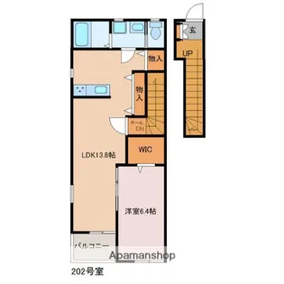 カーム宮久保A【2階】の間取り