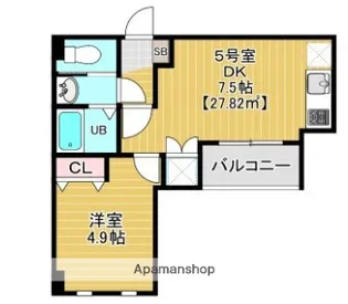 ステイビルⅡ【5階】の間取り
