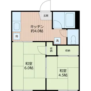 シティハイツ【1階】の間取り