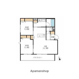 千葉県船橋市本郷町【マンション】の間取り