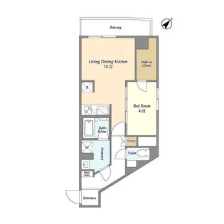 グランカーサ西葛西【5階】の間取り