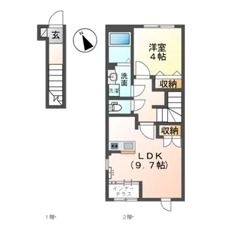 仮称)鎌ケ谷アパート【205号室】の間取り