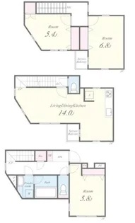 MI PATIO A棟【1階】の間取り